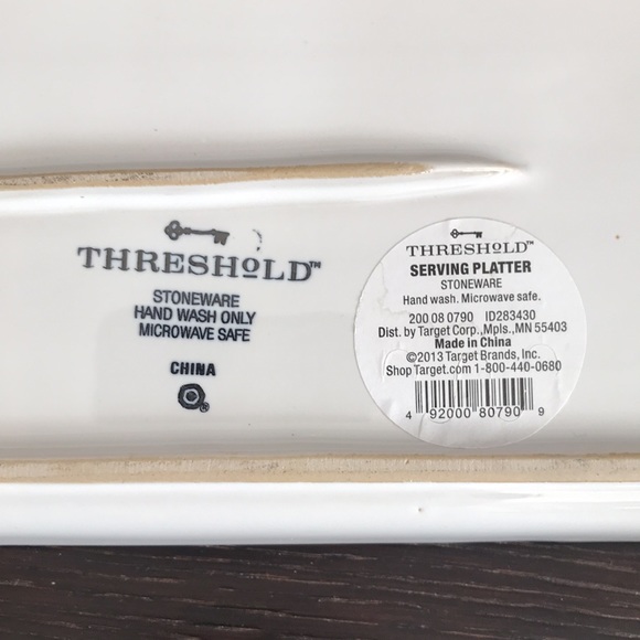 Threshold Stoneware Owl Tray / Serving Platter - Picture 6 of 12